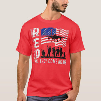 Erinnern Sie sich an jeden Veteran verwendet RED F T-Shirt