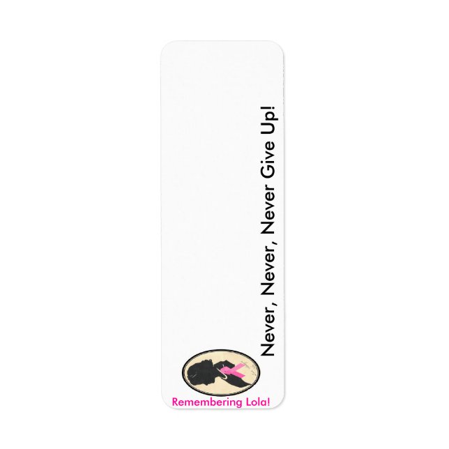 Erinnern Sie sich an Lola! (Vorne)