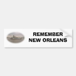ERINNERN SIE SICH AN NEW ORLEANS AUTOAUFKLEBER