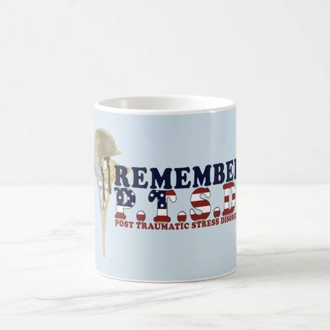 ERINNERN SIE SICH AN P.T.S.D. II KAFFEETASSE (Mittel)