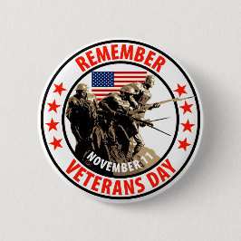 Erinnern Sie sich an Veteranen-Tag Button