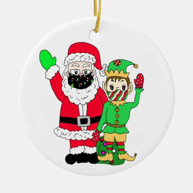 Erinnern Sie sich an Weihnachten 2020 Weihnachten  Keramik Ornament (Vorne)
