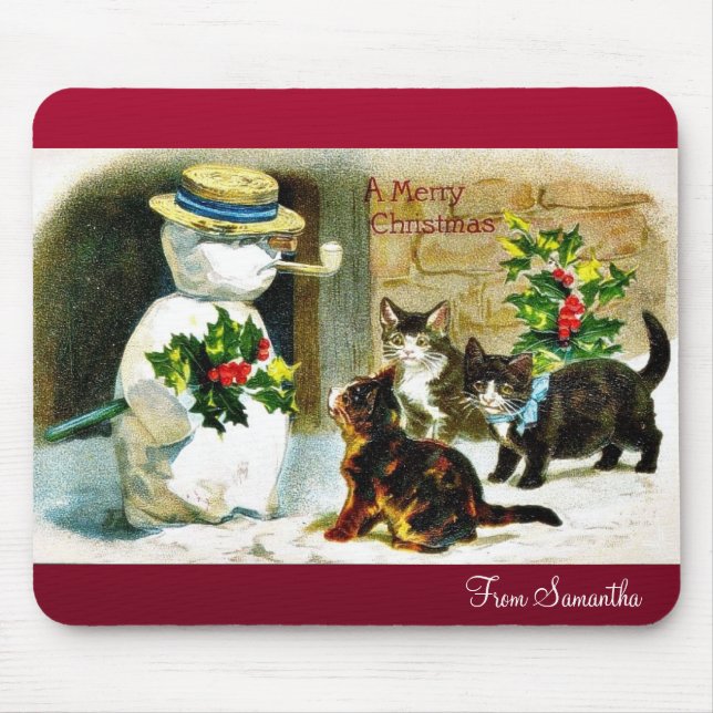 Erinnern Sie sich an Weihnachten Mousepad (Vorne)