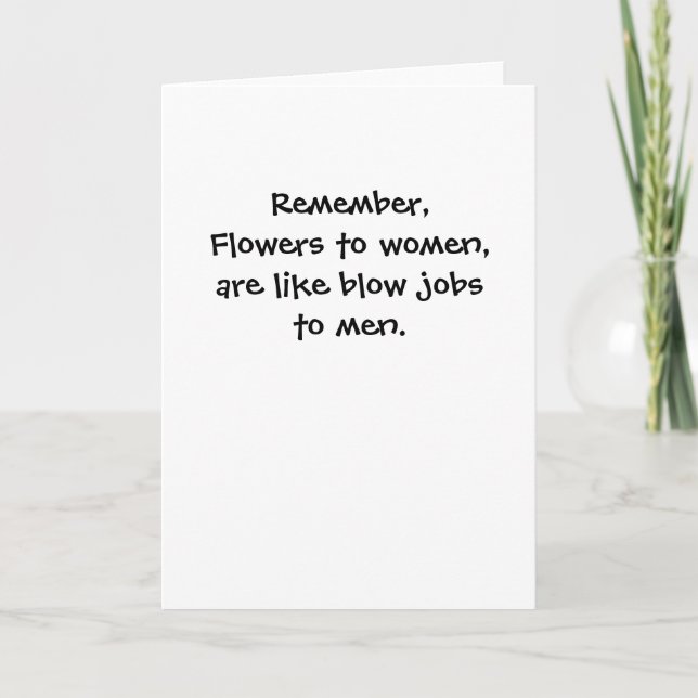 Erinnern Sie sich, Blume an Frauen, sind wie blase Karte (Vorderseite)