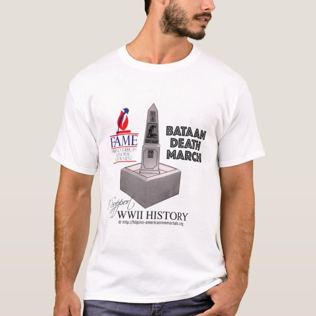 Erinnern Sie sich den an Bataan-TodesMärz-T - T-Shirt (Vorderseite)