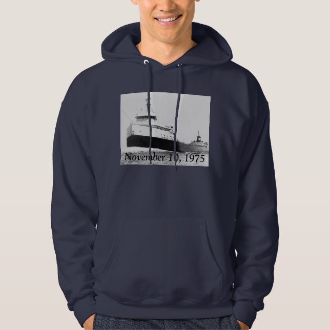 Erinnern Sie sich den an Edmund Fitzgerald Hoodie (Vorderseite)