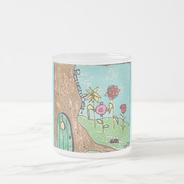 Erinnern Sie sich, i-Liebe Sie, Becher Mattglastasse (Mittel)