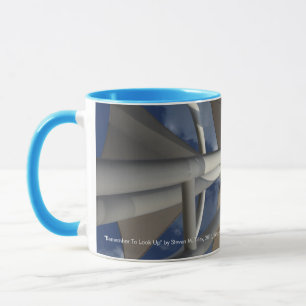 "Erinnern Sie sich, oben zu schauen " Tasse
