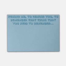 Erinnern Sie Sie Post-Itanmerkungen