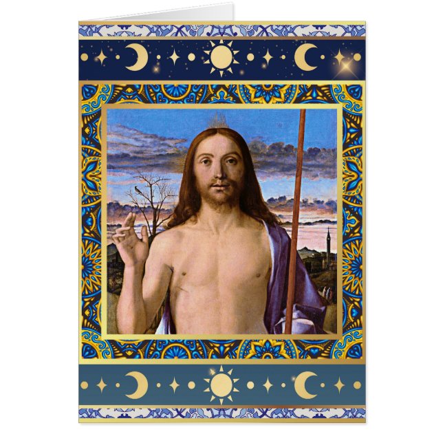 Erinnert an den "Christsegen" von Giovanni Bellini (Vorne)