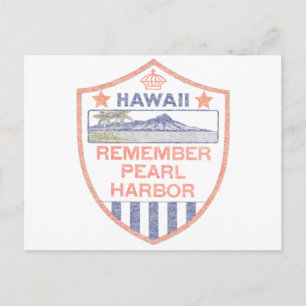 Erinnert euch an Pearl Harbor Postkarte