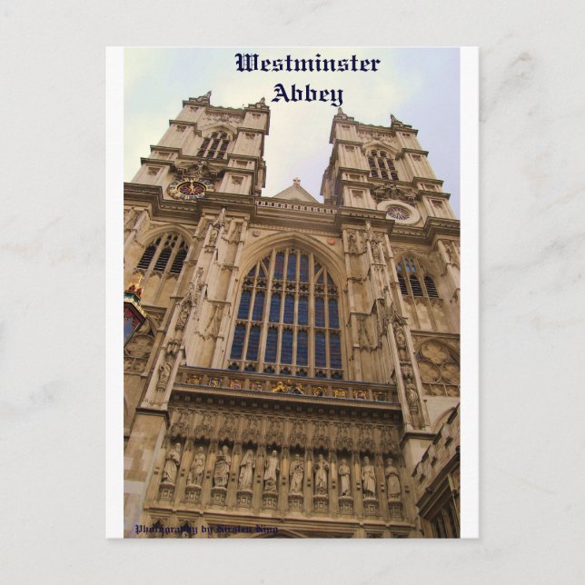 Erinnerung 2 254, Westminster Abbey, Fotografie vo Postkarte (Vorderseite)