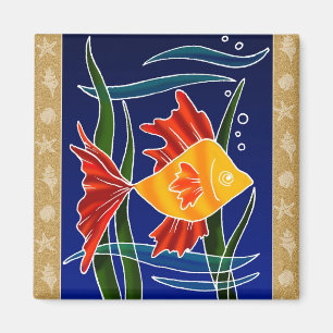 Erinnerung am Strand! Magnet