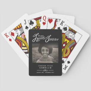 Erinnerung an das Schwarze Foto Spielkarten