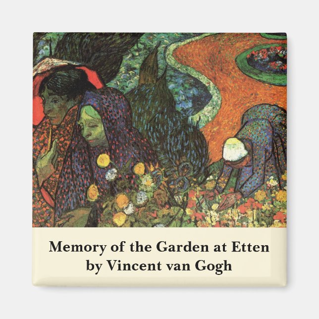 Erinnerung an den Garten in Etten von Vincent van  Magnet (Vorne)