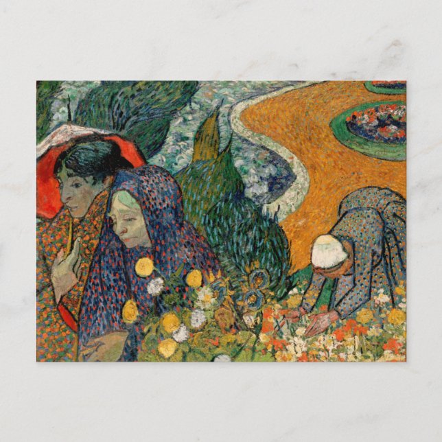Erinnerung an den Garten in Etten von Vincent Van  Postkarte (Vorderseite)