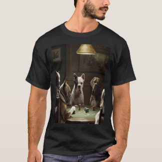 Erinnerung an den klassischen Poker der Hunde T-Shirt