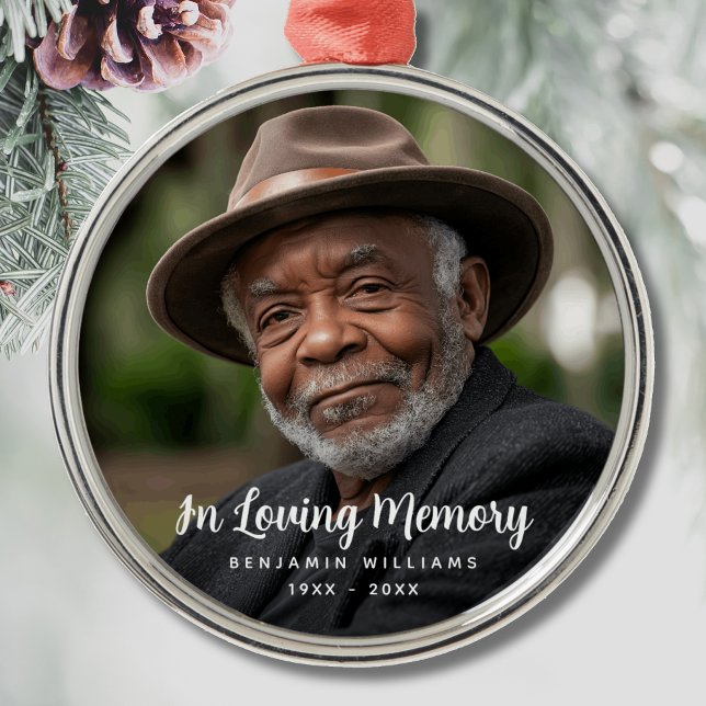 Erinnerung an die Foto-Erinnerung Ornament Aus Metall (Photo Memorial Ornament)