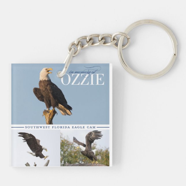 Erinnerung an die Ozzie-Schlüsselkette (DoubleSide Schlüsselanhänger (Rückseite)