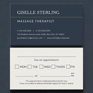 Erinnerung an einen Termin in der Massagepraxis