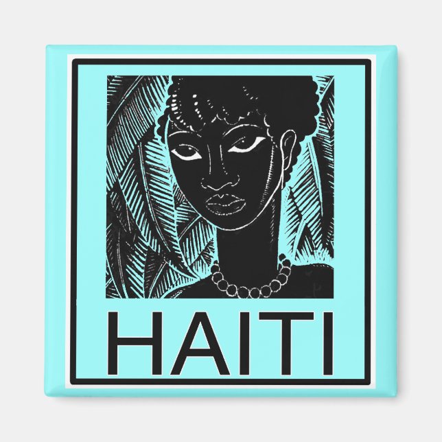 Erinnerung an Haiti Magnet (Vorne)