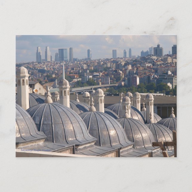 Erinnerung an Istanbul, Soleymaniye-Moschee Postkarte (Vorderseite)
