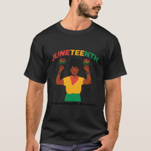 Erinnerung an meine Vorfahren 1865 Geschichte Afri T-Shirt