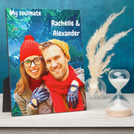 Erinnerung an meinen Partner Fotoplatte