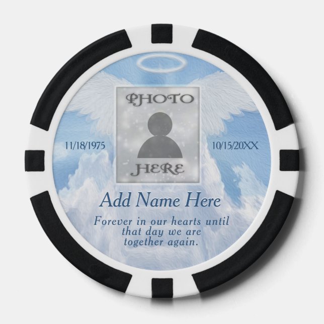 Erinnerung an Memory Pocket Foto Pokerchips (Vorderseite)