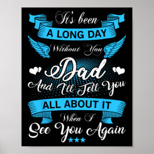 Erinnerung an Papa Erinnerung an meinen Vater im H Poster