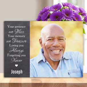 Erinnerung an personalisiertes Foto Bewahren Memor Fotoplatte