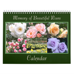 Erinnerung an schöne Rose Calendar レ schöne  Kalender