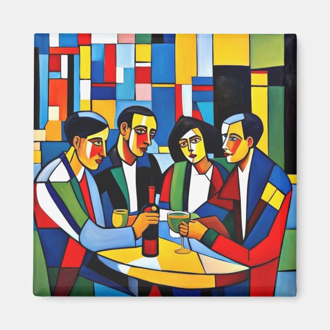 Erinnerung an vergangene Freunde Magnet (Vorne)