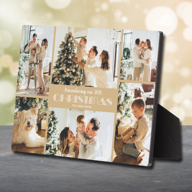 Erinnerung an Weihnachts-FotoCollage Fotoplatte (Von Creator hochgeladen)