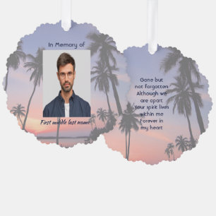 Erinnerung Andenken Ozean Meer Tropischer Strand Ornament Karte