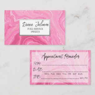 Erinnerung Cards Friseur Salon Visitenkarte