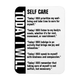 Erinnerung der Selbstversorgungsziele Magnet