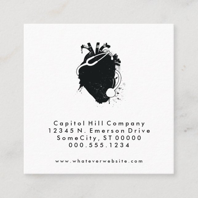 Erinnerung für die Ernennung eines Arztes Terminkarte (Vorderseite)