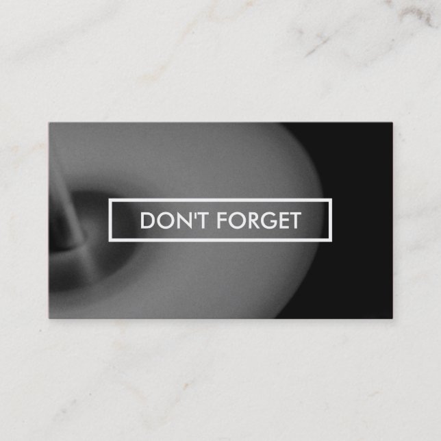 Erinnerung für die Ernennung von Musikstudenten Terminkarte (Vorderseite)