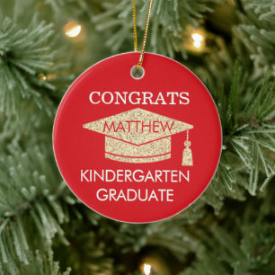 Erinnerung! Herzlichen Glückwunsch zum Kindergarte Keramik Ornament