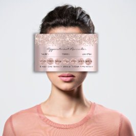 Erinnerung-Karten für die Ernennung Makeup Lash Br Visitenkarte