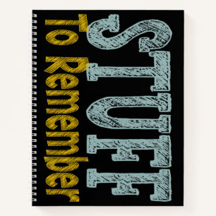 Erinnerung Notizbuch