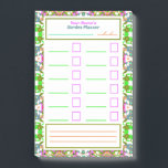 Erinnerung-Planerprogramm für Garden zu führen Post-it Klebezettel<br><div class="desc">Farbenfrohe Garden Task Erinnerung Planer Tracker zu tun Liste maximalistischen Post it Notes. Befestigen Sie Ihren Kühlschrank, Tafel, Wände oder Aktenschrank. Schreiben Sie Ihre Gartenarbeit, Pläne oder Aufgabenliste. Bearbeiten Sie den Titel oben mit der Schaltfläche Anpassen. Unter dem Titel gibt es Platz, um Ihr Hauptziel oder Ihr Hauptthema zu schreiben,...</div>