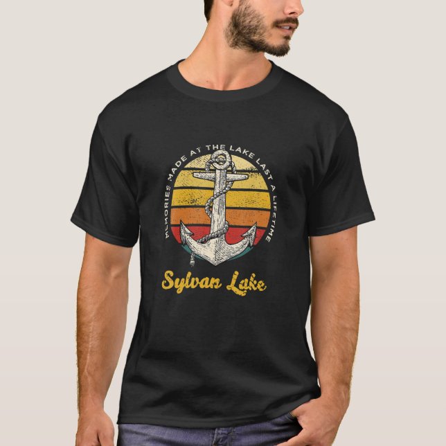 Erinnerungen am Lago Maggiore Camping Lugano T-Shirt (Vorderseite)