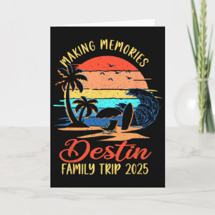 Erinnerungen an den Familienurlaub in Destin 2025 Karte