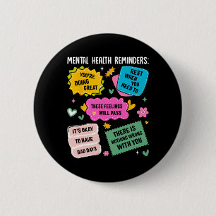 Erinnerungen an die psychische Gesundheit Button
