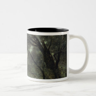 Erinnerungen an Mortefontaine, 1864 Zweifarbige Tasse