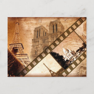 Erinnerungen an Paris Postkarte