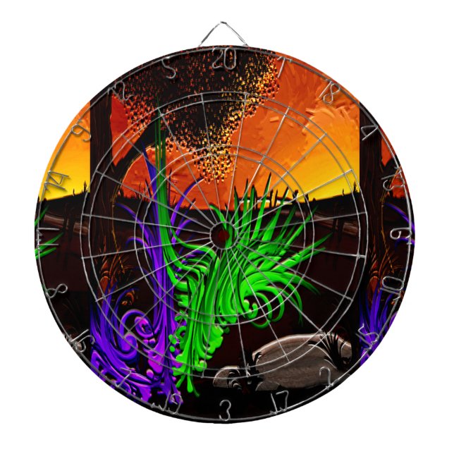 Erinnerungen_ Dartscheibe (vorne)