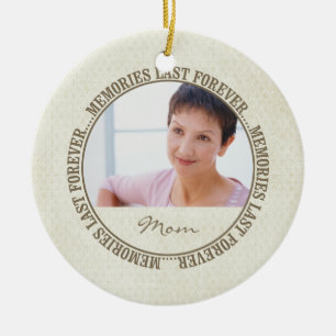 Erinnerungen dauern für immer kundenspezifisches keramik ornament